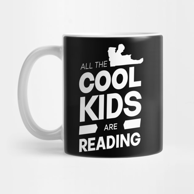 all the cool kids are reading on white style by rsclvisual